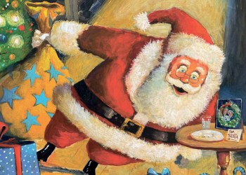 December 22, 2023 Dan's Papers Christmas cover art by Mickey Paraskevas