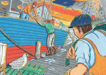 October 11, 2024 Dan's Papers cover art (detail) by Joe Chierchio